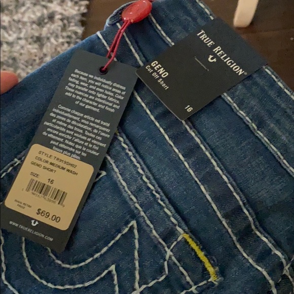 NWT Big Boys Geno Cut-Off Denim Shorts - Picture 4 of 7